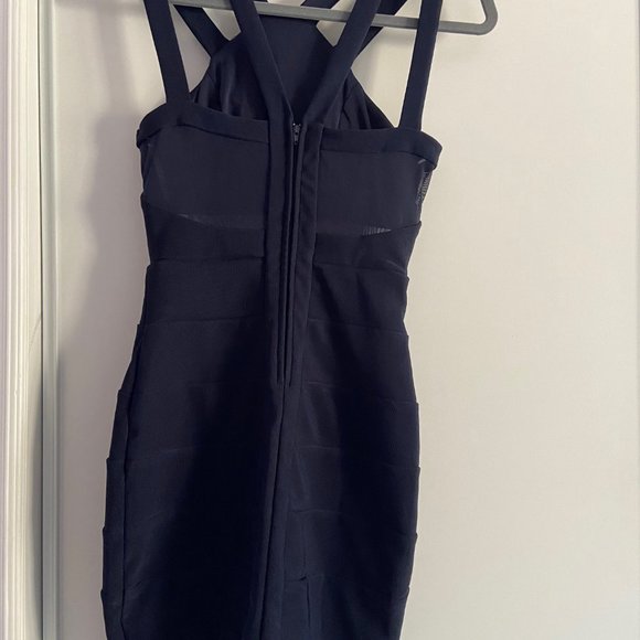 Mesh Strappy Bodycon Mini Dress - Picture 6 of 6